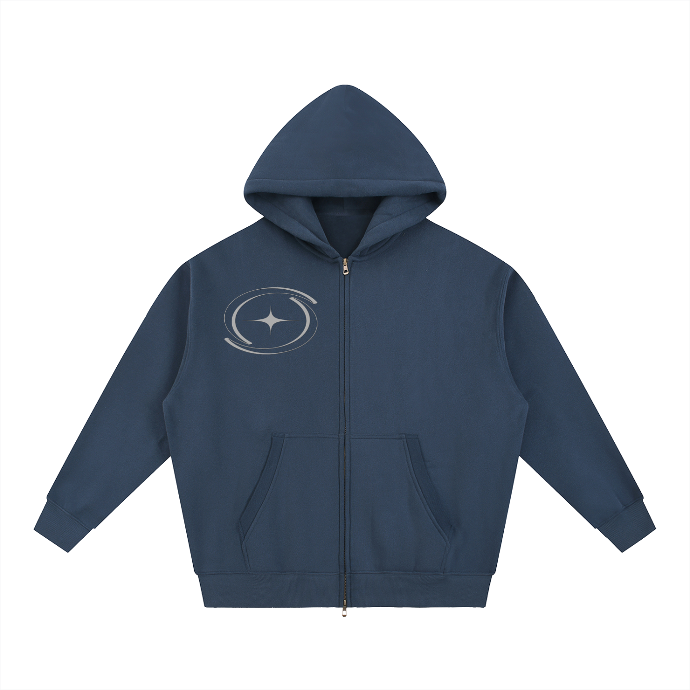 Stuzzy Oversized Fleece Boxy Hoodie