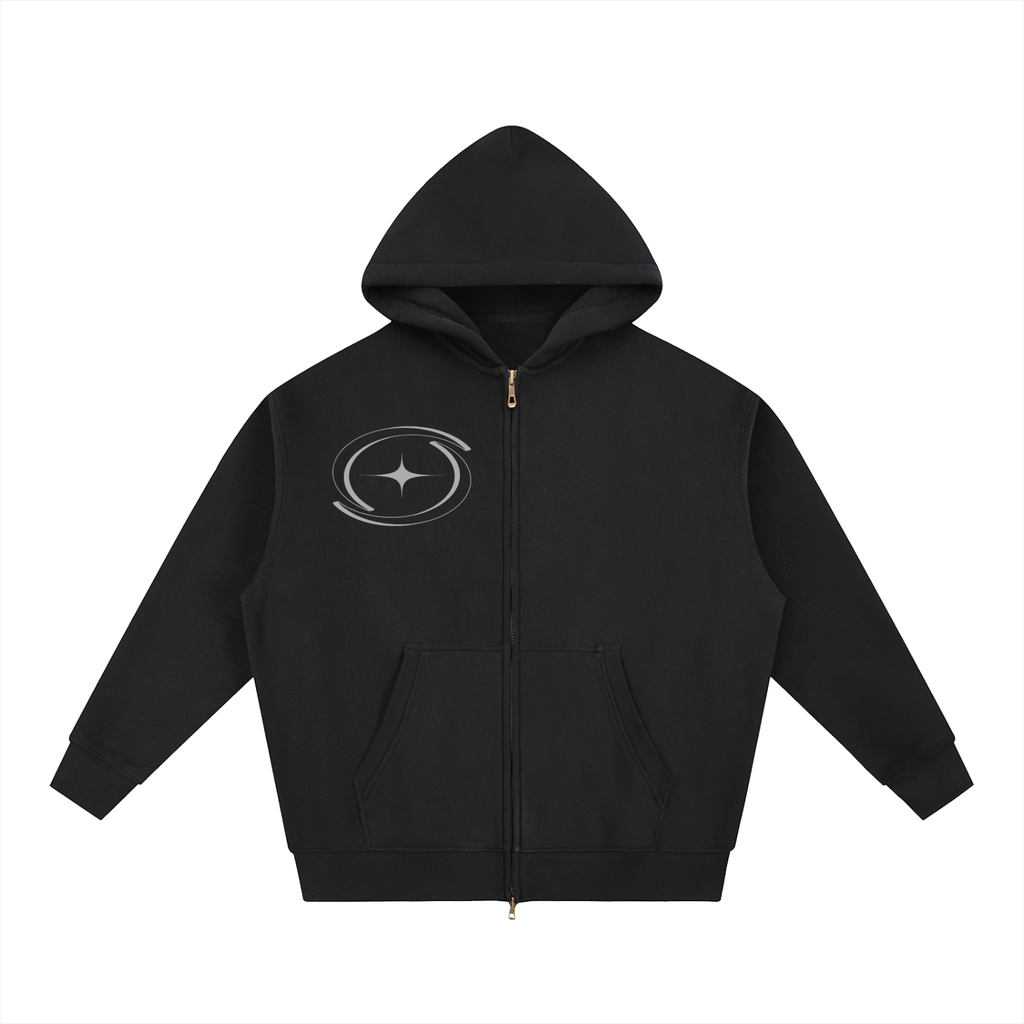 Stuzzy Oversized Fleece Boxy Hoodie