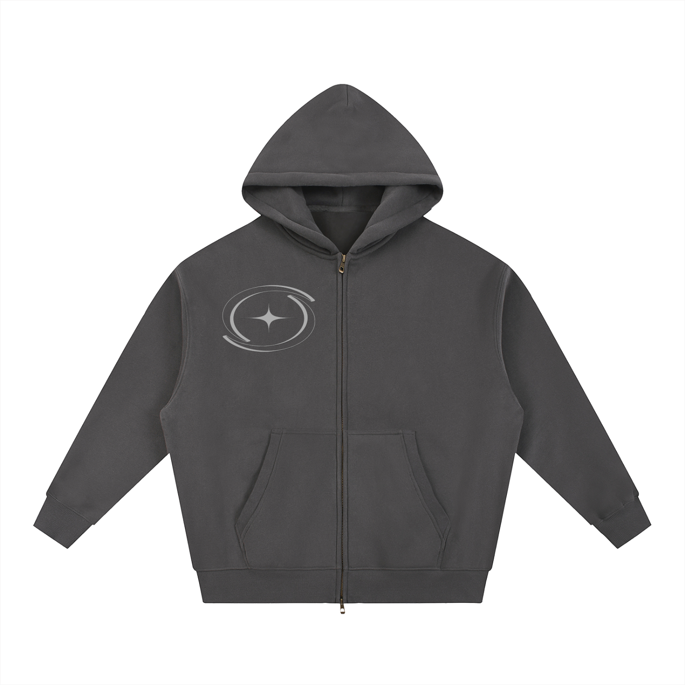 Stuzzy Oversized Fleece Boxy Hoodie