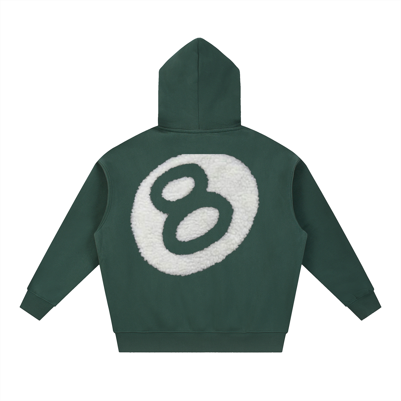 Stuzzy Oversized Fleece Boxy Hoodie