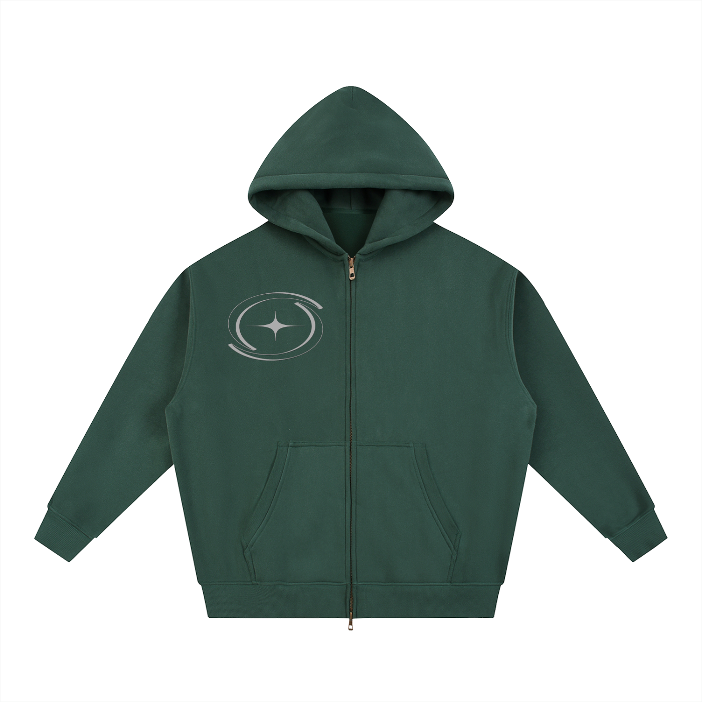 Stuzzy Oversized Fleece Boxy Hoodie