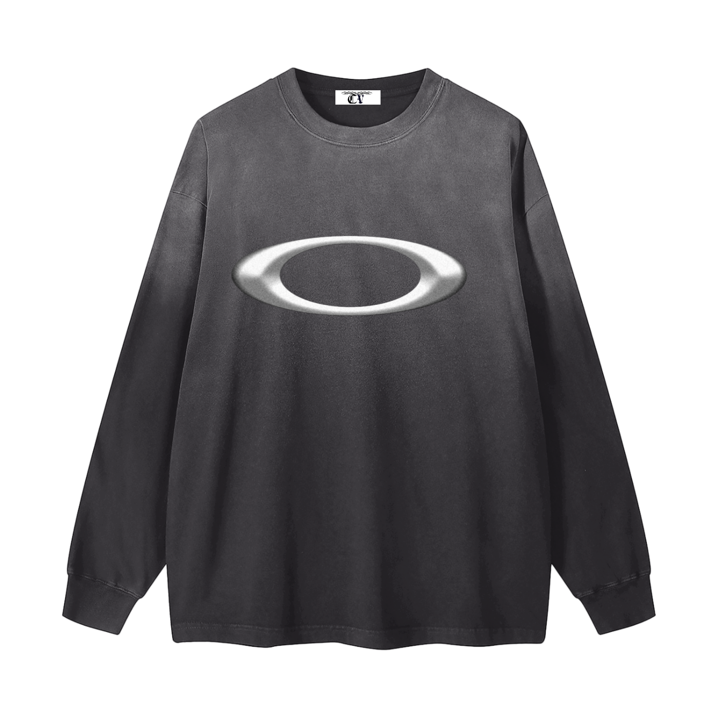 Gradient Washed Long Sleeve T-Shirt