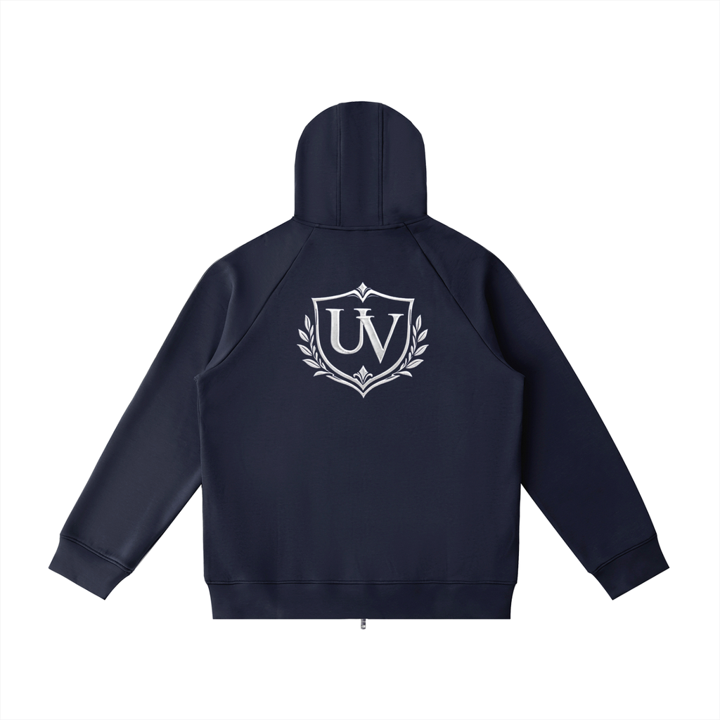 Heavyweight Raglan Sleeve Zip Hoodie
