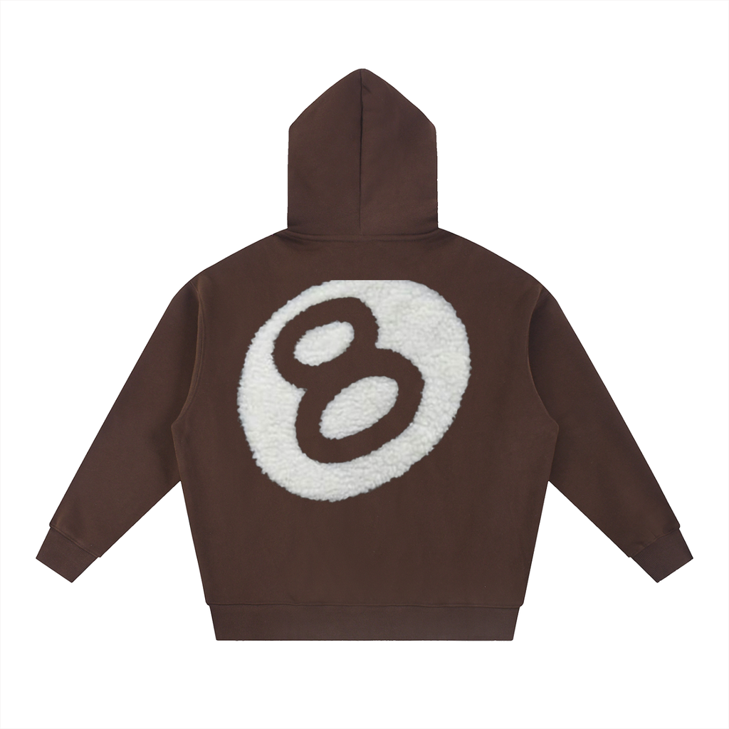 Stuzzy Oversized Fleece Boxy Hoodie